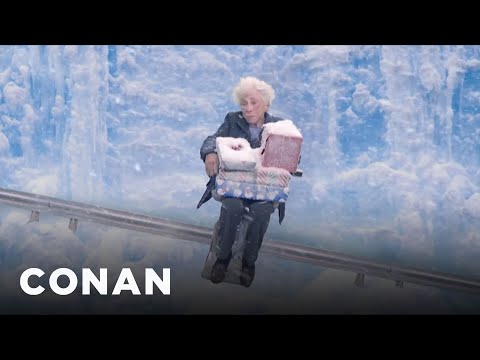 Introducing: Acorn's Cross-Country Stair Lift | CONAN on TBS