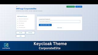 Keycloak Theme Demo | Login, Email, OTP & Authentication UI (CorporateElite – DKForge)