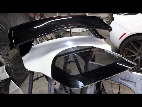 Budget Lotus Evora Pt 43 - Doors, Glass, And LCD Rear View Mirror