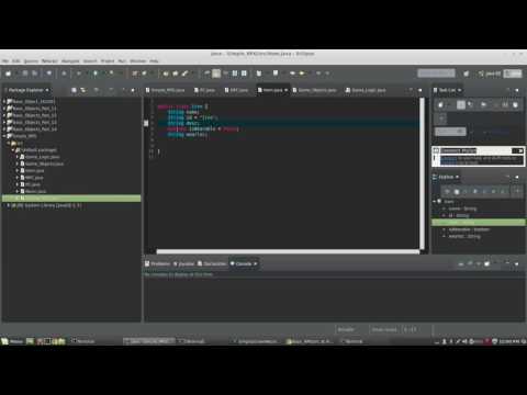 Java Tutorial Build A Basic Rpg Project Setup Part 1