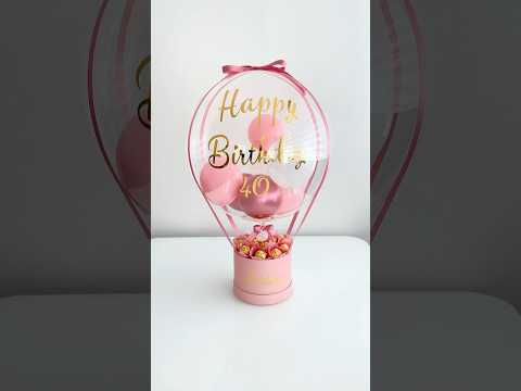 DIY Bobo Balloon with chocolate | Best Birthday Gift #shorts #gift #birthday #diy #هدايا #handmade