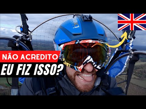 Voando na inglaterra - veja como foi o voo  de PARAMOTOR  🇬🇧
