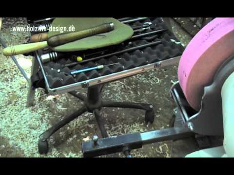 Wiedemann Schleifsystem für Drechsler Röhren / Schüsselröhren für Fingernagelschliff - drchseln