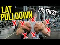 Lat Pulldowns (Get GOOD Form)