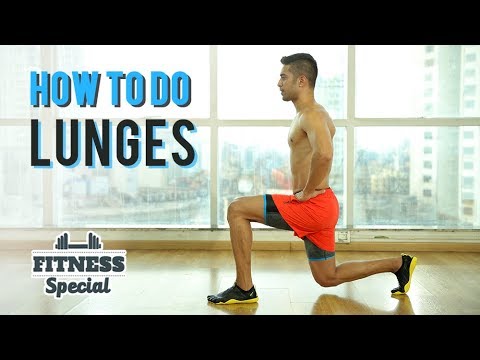 How To Do A LUNGE | Lunges for BEGINNERS | FITNESS SPECIAL | WORKOUT VIDEO