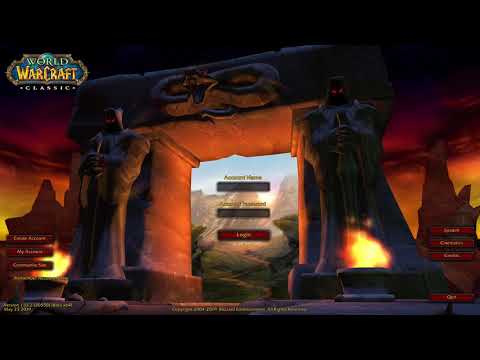 The Classic WoW Login Screen (1 Hour Loop)