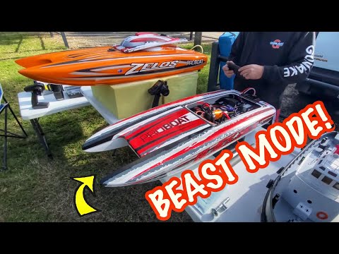 PRO BOAT BLACKJACK 42 BRUSHLESS 8S CATAMARAN - THIS THING RIPS!