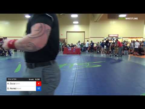 2018 Marine Corps US Open/UWW Junior Freestyle 65 Rnd Of 64 - Anthony Duca (NAPS) Vs. Diego Nunez
