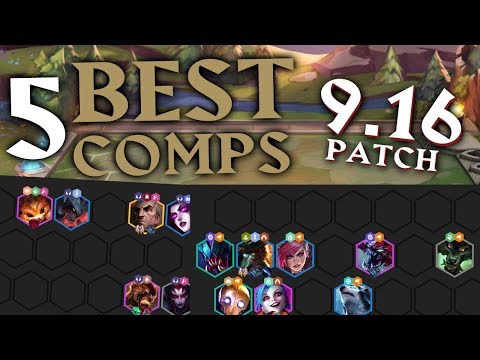 Top 5 BEST Team Comps for RANKED in Teamfight Tactics Patch 9.16