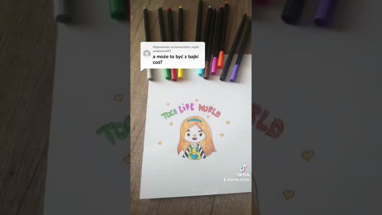 TOCA BOCA RYSOWANIE #shorts #tocaboca #tocalifeworld