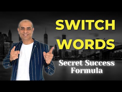 SWITCH WORDS | 🤩 Secret Success Formula with Switchwords - Mitesh Khatri