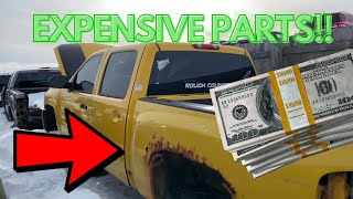 MAKING MONEY AT THE JUNKYARD SELLING PARTS (SCRAP CARS) $$$