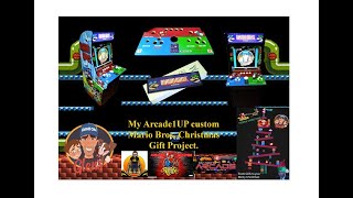My custom Mario Bros. Arcade1UP Christmas Gift to my best friend.