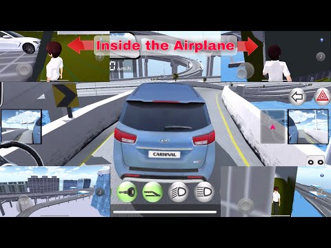 3D Micro Driving City Gash Station | Kia Carnival Blue Color Car Accident in New City Bridge | 🔥🔥