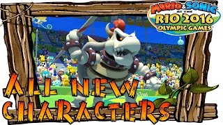 Mario and Sonic at the Rio 2016 Olympic Games Wii U - All New Characters Gameplay