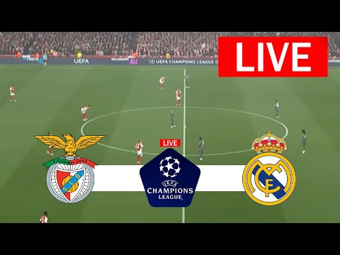 Benfica vs Real Madrid LIVE | UEFA Champions League 2026 | Match LIVE Today!