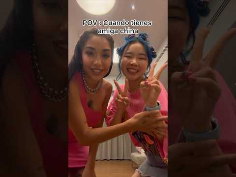 María Becerra with Chingu Amiga 😂