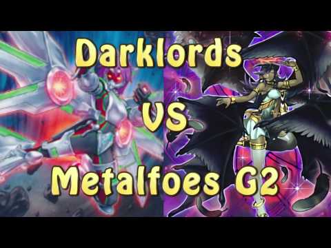 YUGIOH Darklords VS Metalfoes G2