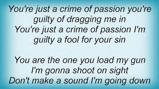 Saxon - Crime Of Passion Lyrics