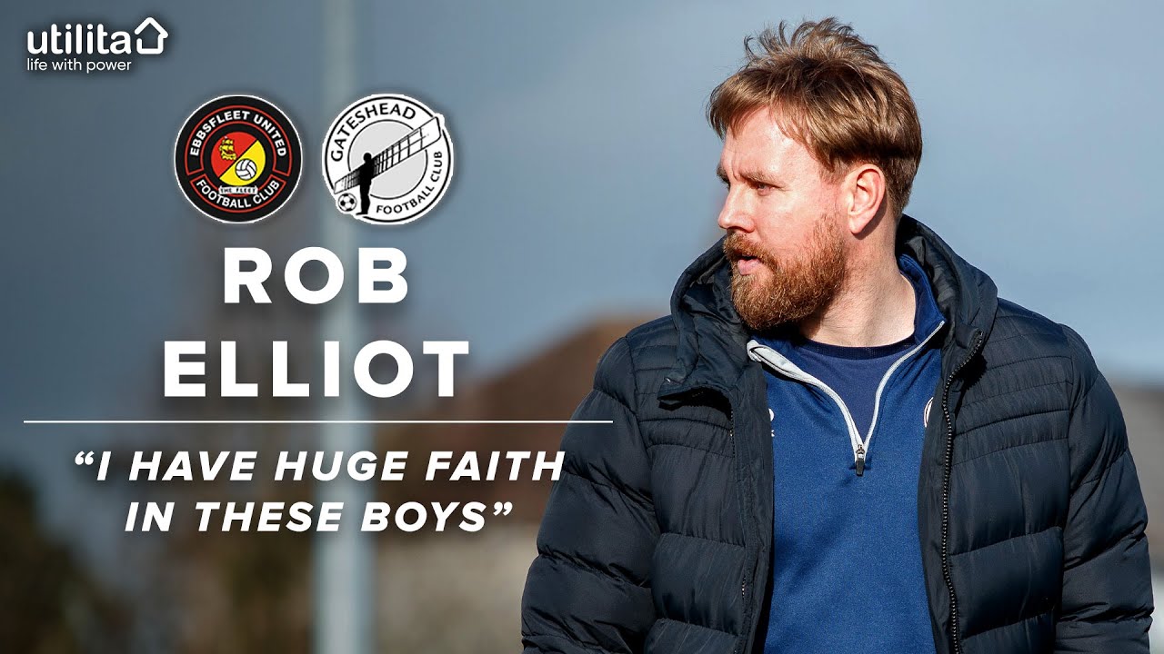 💬 “I have huge faith in these boys” | Rob Elliot pre-Ebbsfleet United (A) | INTERVIEW