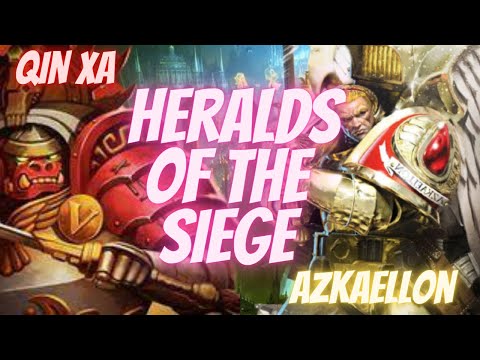 BLOOD ANGELS! Horus Heresy Legions. Azkaellon vs Qin Xa. Preparation for the Siege!