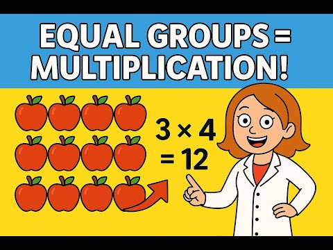 “Using Equal Groups to Understand Multiplication ✖️➗ | 2nd & 3rd Grade Math”