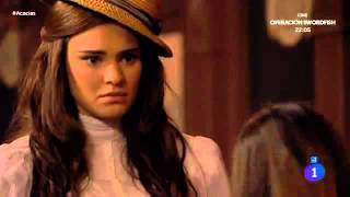 Leonor vede a Pablo e Casilda che si baciano