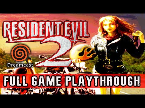 RESIDENT EVIL 2 (SEGA Dreamcast) CLAIRE - FULL GAME "NIGHTMARE MODE" | Complete Walkthrough【4K UHD】