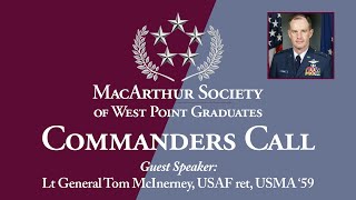 Commanders Call with Lt. General Tom McInerney, USMA '59