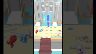 i am a bilder🏡🏡🧱🧱#youtube shorts #gameplay#tiger gaming#game name-bridge race