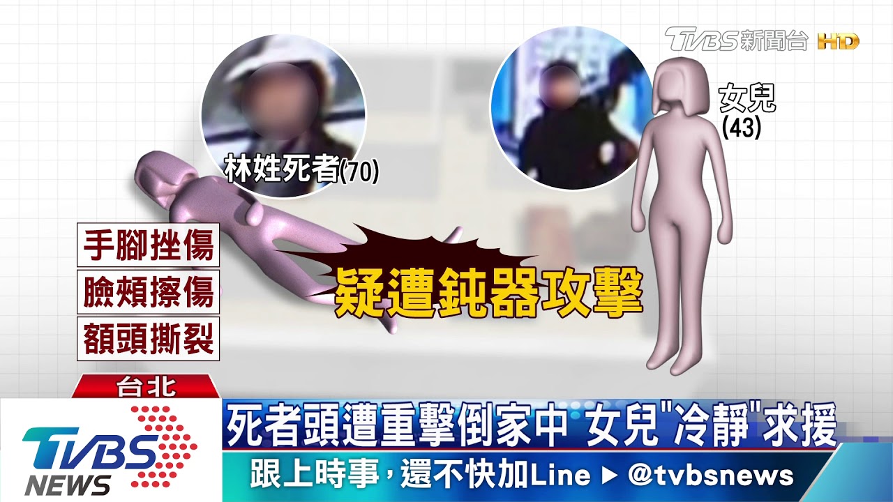 疑女兒弒母！天母公寓傳命案　婦重傷亡