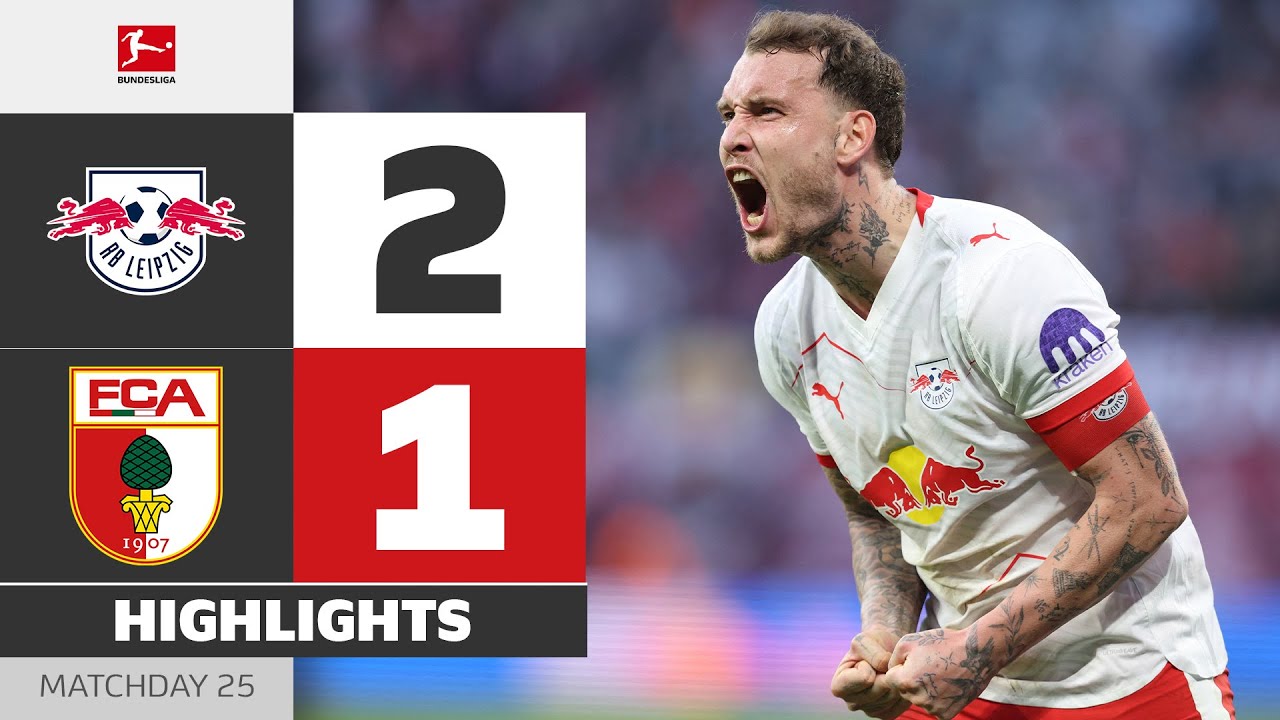 RB Leipzig vs Augsburg Highlights