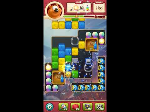 Toon Blast Level 7184 - NO BOOSTERS 🐻🐺🐱 | SKILLGAMING ✔️