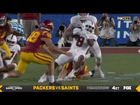 USC kicker gets ejected for targeting