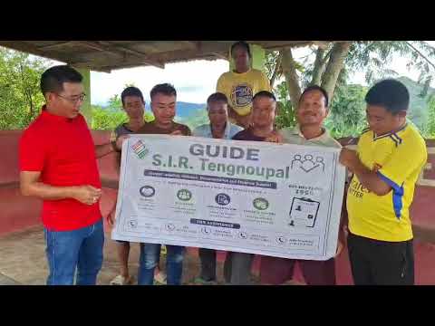 Special Electoral Roll Verfication Drive by the team GUIDE SIR at Laiching Minou.
