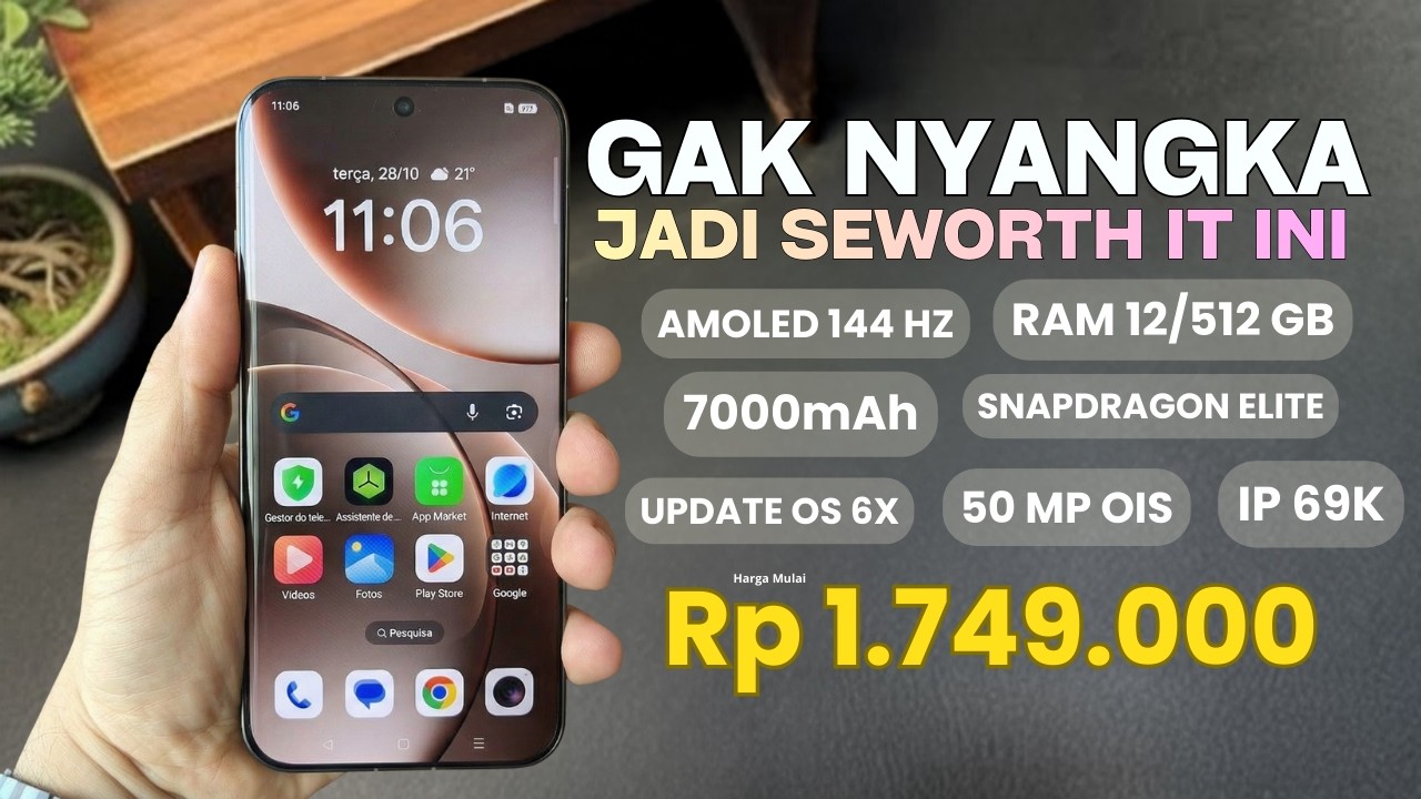 AUTO WORTH IT‼️RAM 12/512 GB, 7000mAh - HP TERBAIK TURUN HARGA BUAT LEBARAN 2026