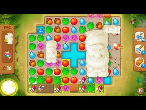 Gardenscapes Area 9 Day 1 Level 1942 - No Boosters Or Hacks