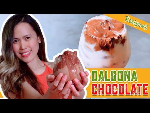 THE BEST DALGONA RECIPE (CHOCOLATE RECIPE) / HOW TO MAKE CHOCOLATE DALGONA: TASTY CHOCOLATE DRINK