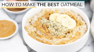 Creamy Banana Egg White Oatmeal