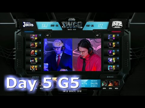Saigon Jokers vs INTZ e-Sports | S6 Worlds 2016 International Wildcard Qualifiers Day 5 | SAJ vs ITZ