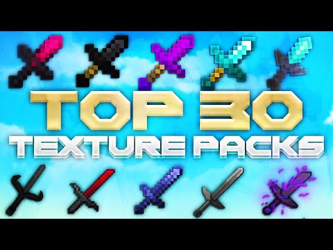 Top 30 Texturepacks For PvP & Crystal PvP | 1.20 [FIXED VIDEO]