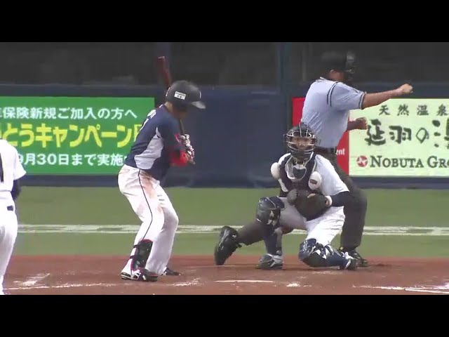 【5回表】この「投球術」必見!! バファローズ・西 内に外に手を出させず!! 2015/8/8 Bs-L