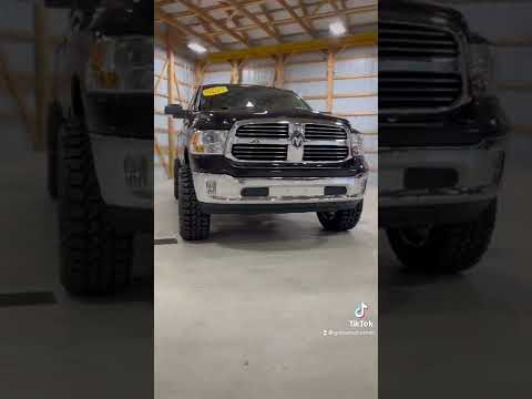 2017 Ram with a new 4” Suspension Lift, 35” Tires, and 20” TIS Wheels! #gracemotormall