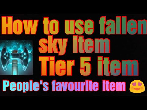 HOW TO USE FALLEN SKY ITEM PRACTICALLY IN A GAME || TIER 5 ITEM | RARELY FOUND AFTER 70MIN || DOTA2