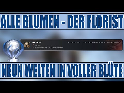 God of War Ragnarök - Neun Welten in voller Blüte - Alle Blumen - Trophy Der Florist