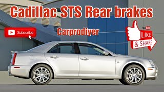 Rear brakes Cadillac STS (brakes and rotors) @elcalvo.92