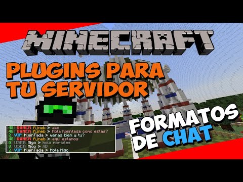 PLUGINS for your Minecraft SERVER - CHAT formats (CHAT MANAGER and LUCKPERMS)