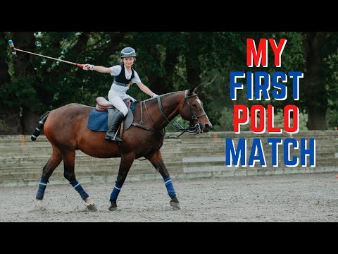 Zum ersten Mal Polo spielen! Unterricht und Spiel!