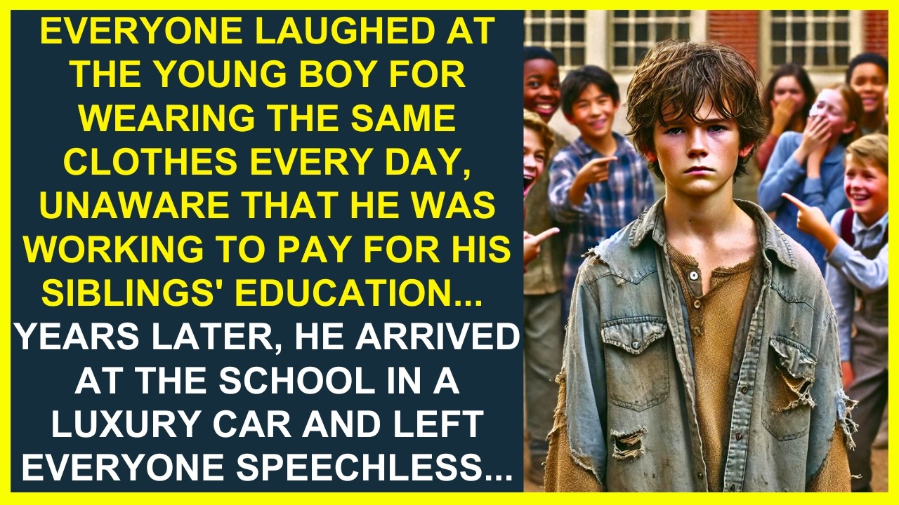 THEY LAUGHED AT THE BOY'S DIRTY CLOTHES, NOT KNOWING HE WORKED TO PAY FOR HIS SIBLINGS' EDUCATION.