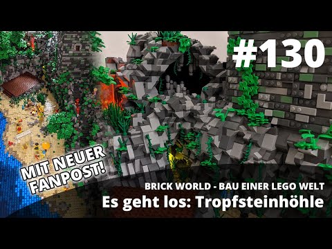 BRICK WORLD LEGO® UPDATE (130) - It's on with the stalactite cave!